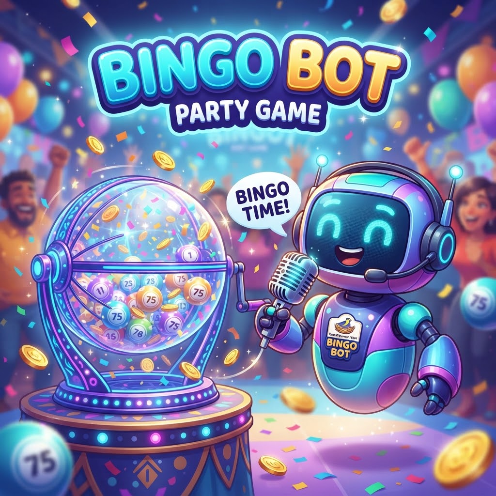 Colorful Bingo Bot party game