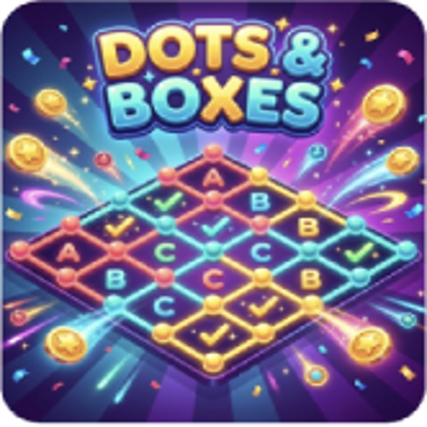 Neon Dots and Boxes board